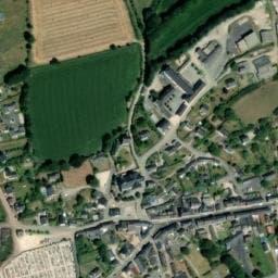 Vue satellite de Aire camping cars de Spezet à Spézet
