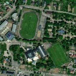Vue satellite de Parking vélo Ribeauvillé - Piscine des trois châteaux à Zellenberg