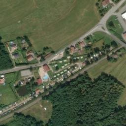 Vue satellite de Camping les Pinasses à Laveline-devant-Bruyères