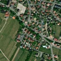 Vue satellite de Aire de camping-car à Zellenberg à Zellenberg