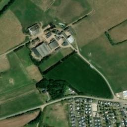 Vue satellite de Camping Ker Vella à Ploéven