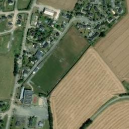 Vue satellite de Aire de camping-car à Ploéven (3) à Ploéven
