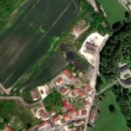 Vue satellite de Aire de camping-cars de Juzennecourt à Sexfontaines