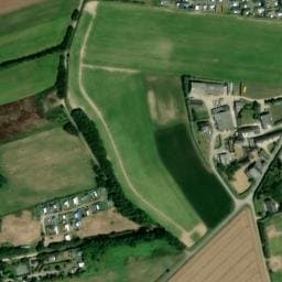Vue satellite de Camping à Ploéven à Ploéven