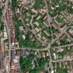 Vue satellite de Aire de camping-car à Lignéville à Lignéville