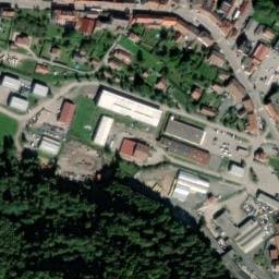 Vue satellite de Aire de camping-cars de Fraize à Fraize