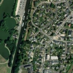 Vue satellite de Aire de camping-car à Mouazé (2) à Mouazé