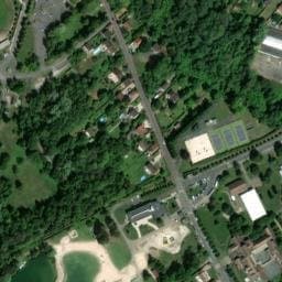 Vue satellite de Aire de camping-car à La Madeleine-sur-Loing à La Madeleine-sur-Loing