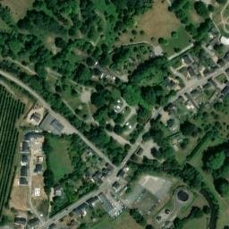 Vue satellite de Camping d'Andouillé à Saint-Germain-le-Fouilloux