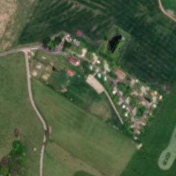 Vue satellite de CAMPING LES HIRONDELLES à Bourg-Sainte-Marie