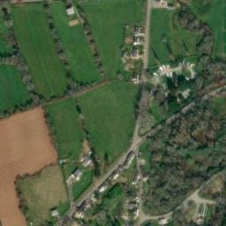 Vue satellite de Camping du Gwaker à Spézet