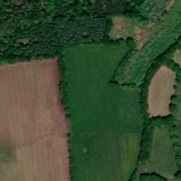 Vue satellite de Écodomaine Le Bois du Barde à Rostrenen