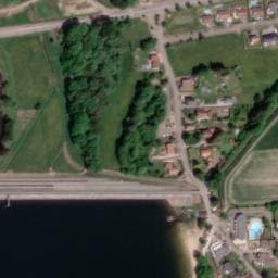 Vue satellite de Camping domaine les Nids du Lac à Sanchey