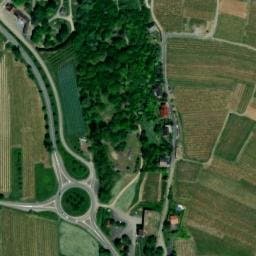 Vue satellite de Camping de Riquewihr à Mittelwihr