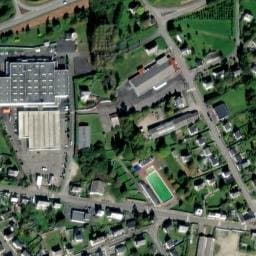 Vue satellite de Camping de Gourin à Le Saint