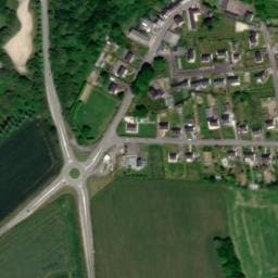 Vue satellite de Aire de camping-car — Plouray à Plouray