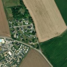 Vue satellite de Domaine de Kervel à Plonévez-Porzay