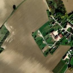 Vue satellite de La Ferme des Hauts Frênes à Eaux-Puiseaux