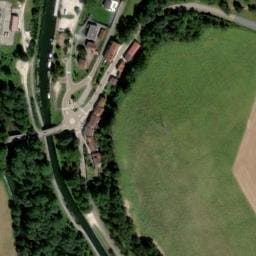 Vue satellite de Aire de camping-cars de Chaumont à Brethenay
