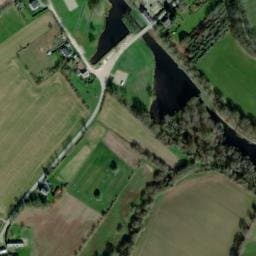 Vue satellite de Aire de stationnement de l'Écluse d'Hilvern à Saint-Gonnery