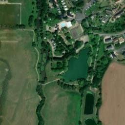 Vue satellite de Camping La Vègre à Tennie