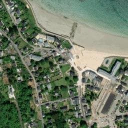 Vue satellite de Camping Huttopia Douarnenez à Douarnenez