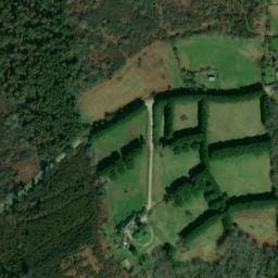 Vue satellite de Camping Ar Voden à Locronan