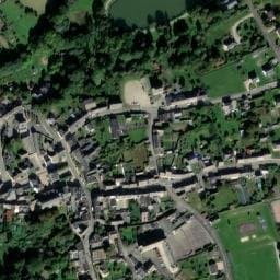 Vue satellite de Camping Saint-Yves à La Trinité-Porhoët