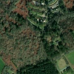 Vue satellite de Camping de Locronan à Plogonnec