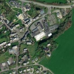 Vue satellite de Aire de camping-car à Landrévarzec à Landrévarzec