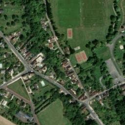 Vue satellite de Aire de services et stationnement pour camping-car du Camping du Perray à Fontenay-sur-Loing