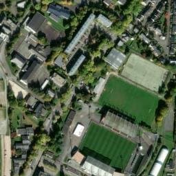 Vue satellite de Aire naturelle de camping au Centre International de Séjour à Laval