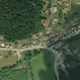 Vue satellite de Camping A L'Eau vive à Xonrupt-Longemer