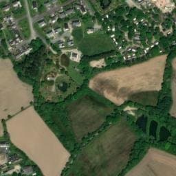 Vue satellite de Camping de la Baie de Douarnenez à Confort-Meilars