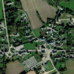Vue satellite de Camping à la ferme de Cosquer à Beuzec-Cap-Sizun