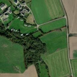 Vue satellite de Au bon vivre à Primelin