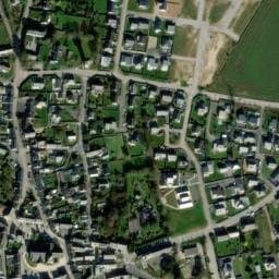 Vue satellite de Aire de camping-car de l'Étang du Valvert à Noyal-Pontivy