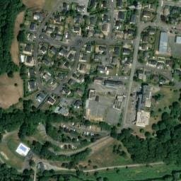 Vue satellite de Camping de Coupeau à Saint-Berthevin
