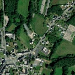 Vue satellite de Camping Le Lac ô Fées à Priziac