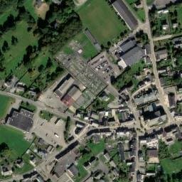 Vue satellite de Aire de services de U Express à Bréhan