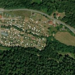 Vue satellite de Locatif de plein air - Camping La Vologne à Xonrupt-Longemer