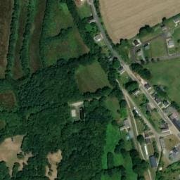 Vue satellite de Aire de camping-car de la gare de Guiscriff à Le Saint