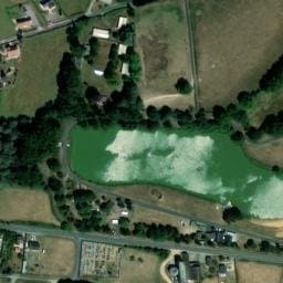 Vue satellite de Camping de Lavaré à Bouër