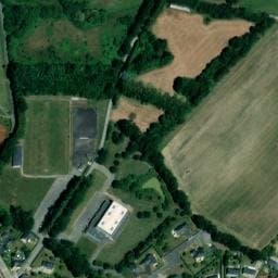 Vue satellite de Aire de camping-car à Saint-Brieuc-de-Mauron à Saint-Brieuc-de-Mauron