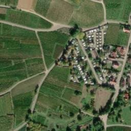 Vue satellite de Camping des Trois Châteaux à Eguisheim