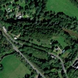 Vue satellite de Aire de la Faouët à Le Faouët