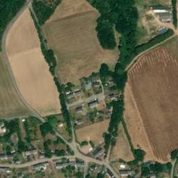 Vue satellite de Aire de Tréhorenteuc à Mauron