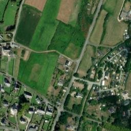 Vue satellite de Le Loup Blanc Camping à Confort-Meilars