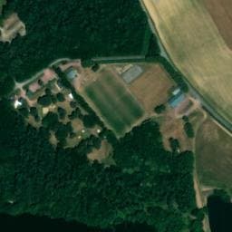 Vue satellite de Camping de Brocéliande à Mauron
