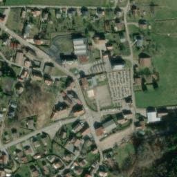 Vue satellite de Aire de camping-car de Dommartin-lès-Remiremont à Saint-Amé